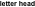 letter head